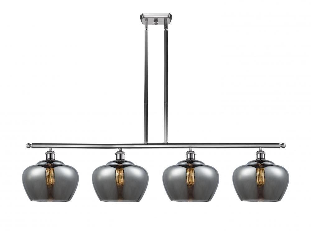 Fenton - 4 Light - 49 inch - Brushed Satin Nickel - Stem hung - Island Light