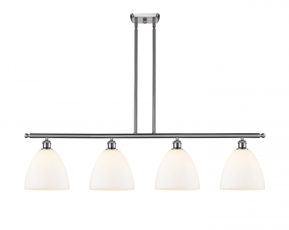 Bristol - 4 Light - 48 inch - Brushed Satin Nickel - Stem hung - Island Light