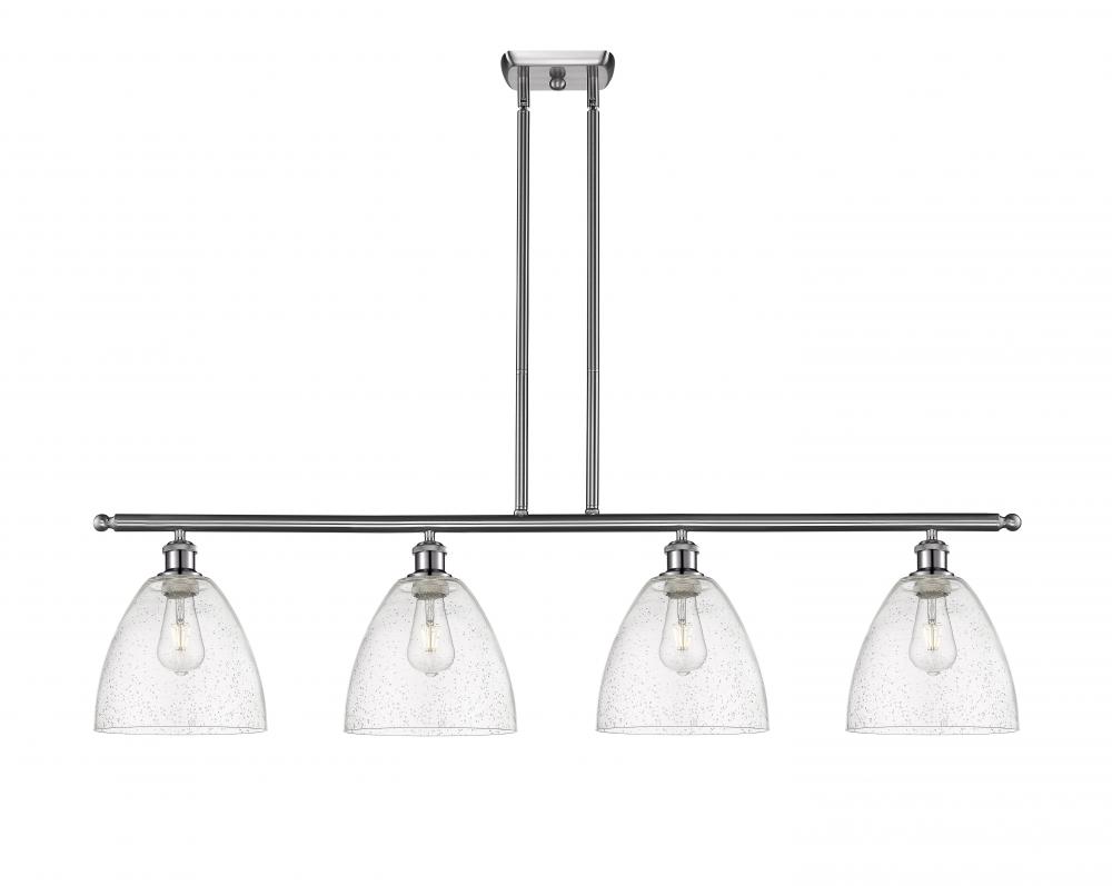 Bristol - 4 Light - 48 inch - Brushed Satin Nickel - Stem hung - Island Light