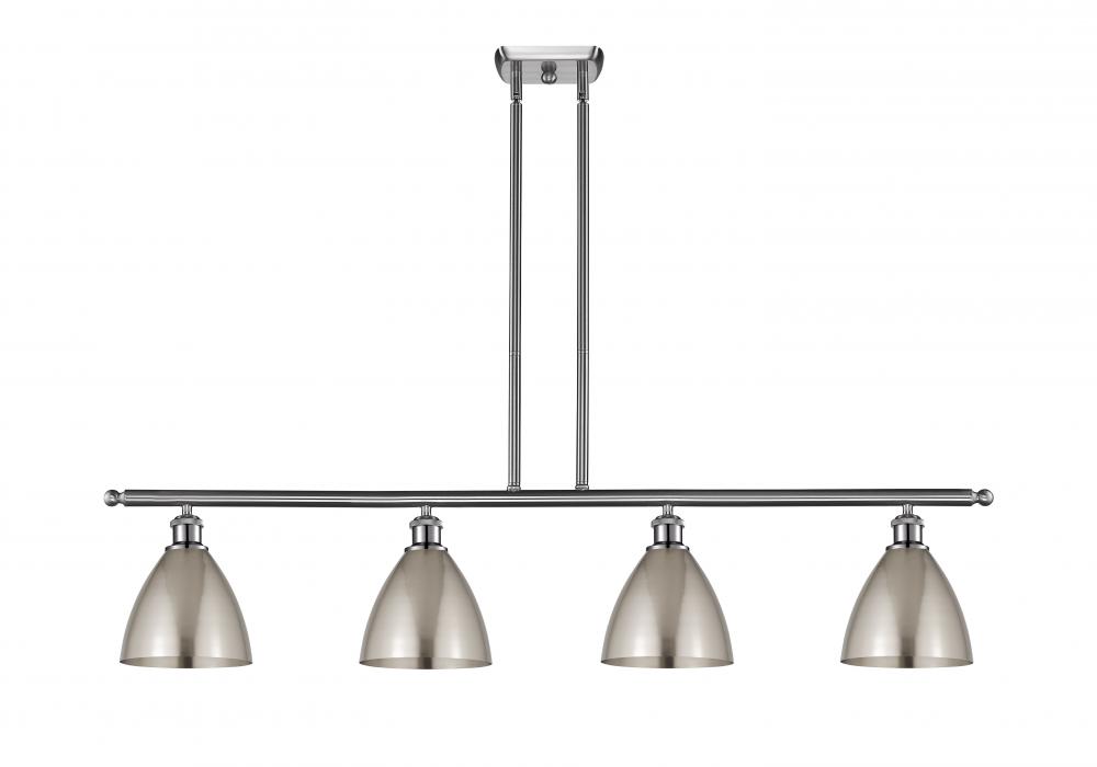 Bristol - 4 Light - 48 inch - Brushed Satin Nickel - Stem hung - Island Light