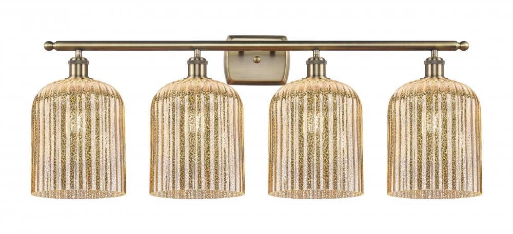 Bridal Veil - 4 Light - 35 inch - Antique Brass - Bath Vanity Light