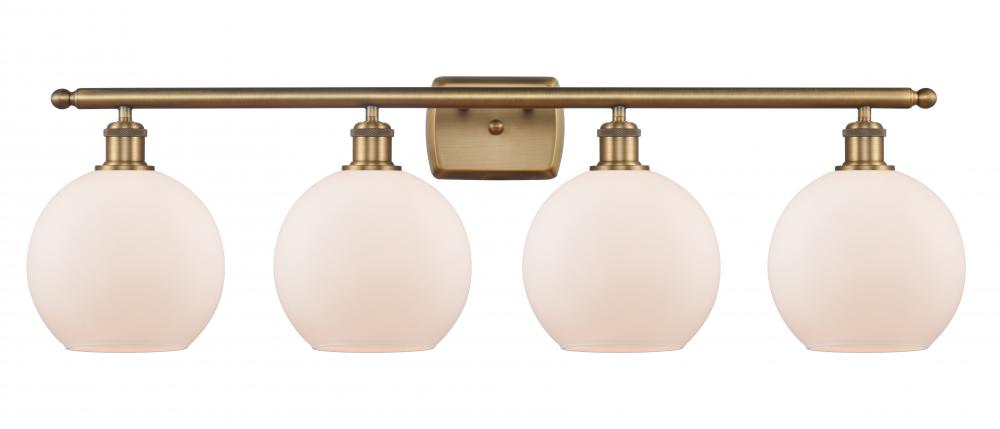 Athens - 4 Light - 38 inch - Brushed Brass - Bath Vanity Light