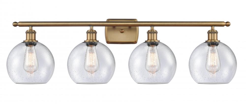 Athens - 4 Light - 38 inch - Brushed Brass - Bath Vanity Light