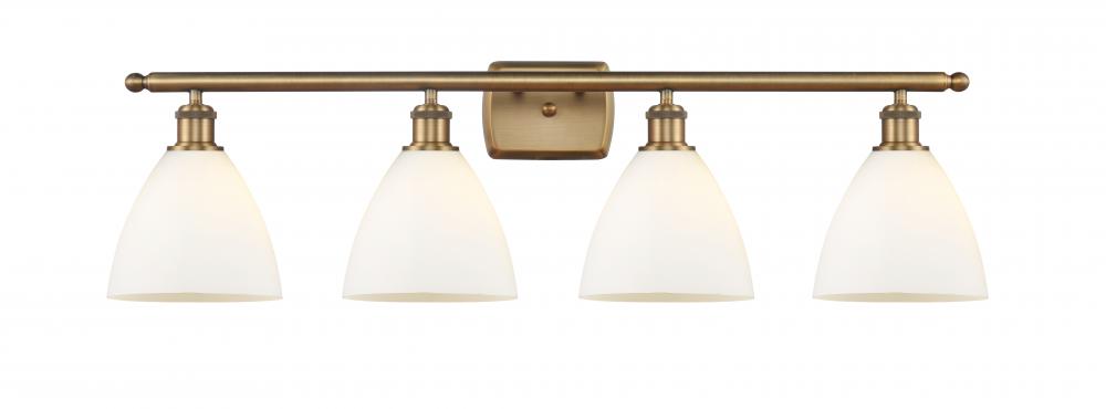 Bristol - 4 Light - 38 inch - Brushed Brass - Bath Vanity Light