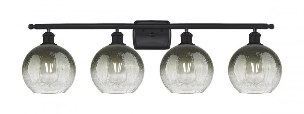 Brookhaven Globe - 4 Light - 38 inch - Matte Black - Bath Vanity Light