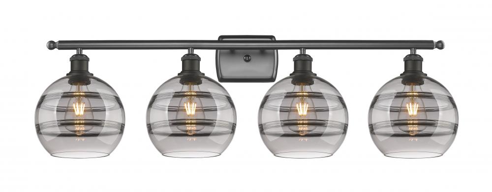 Rochester - 4 Light - 38 inch - Oil Rubbed Bronze - Bath Vanity Light