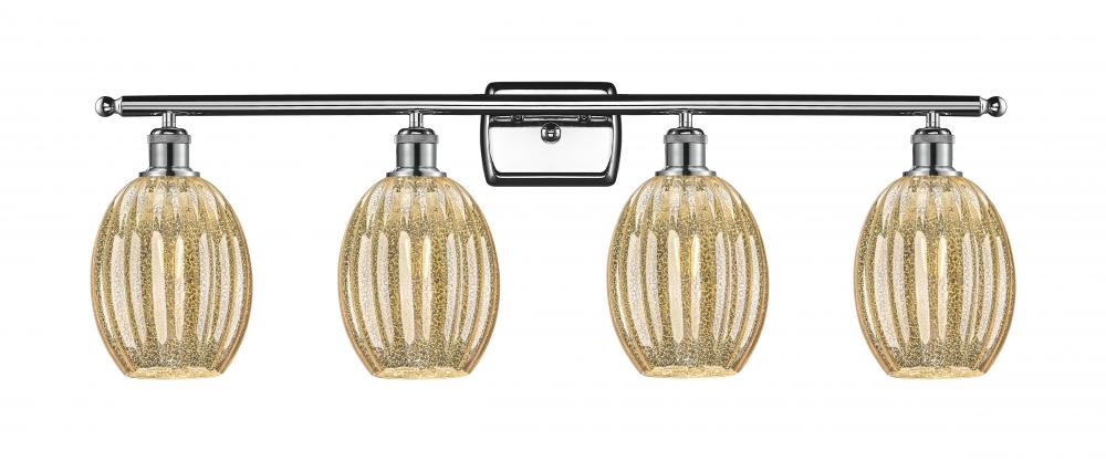 Preston Bulb - 4 Light - 36 inch - Polished Chrome - Bath Vanity Light