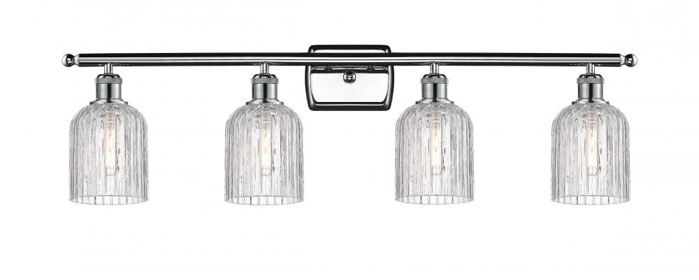 Bridal Veil - 4 Light - 35 inch - Polished Chrome - Bath Vanity Light