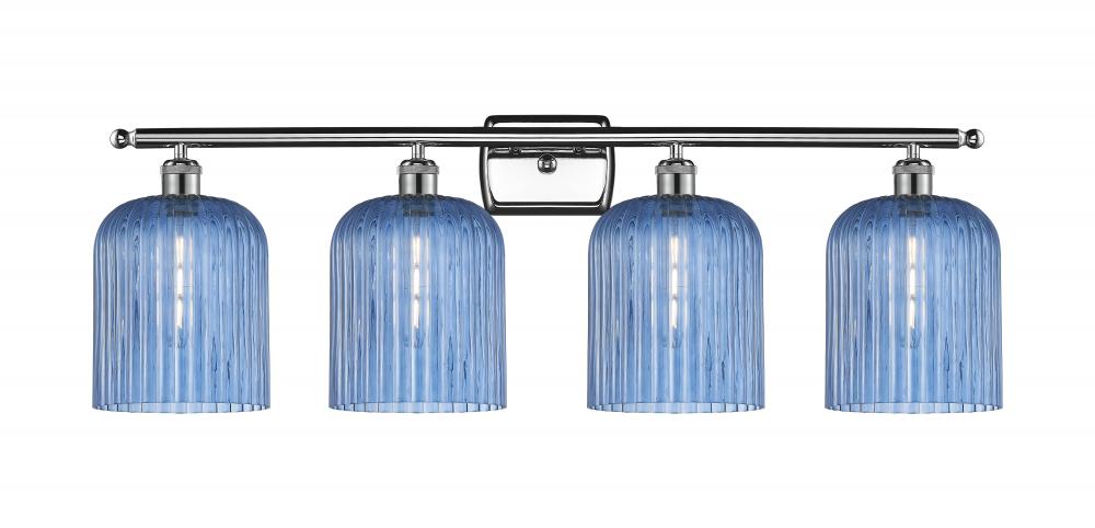 Bridal Veil - 4 Light - 35 inch - Polished Chrome - Bath Vanity Light