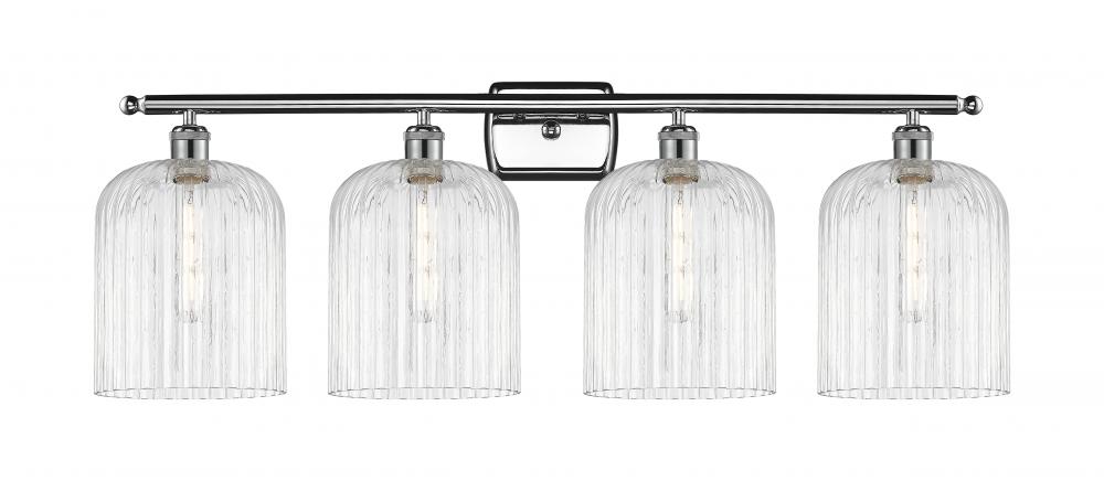 Bridal Veil - 4 Light - 35 inch - Polished Chrome - Bath Vanity Light