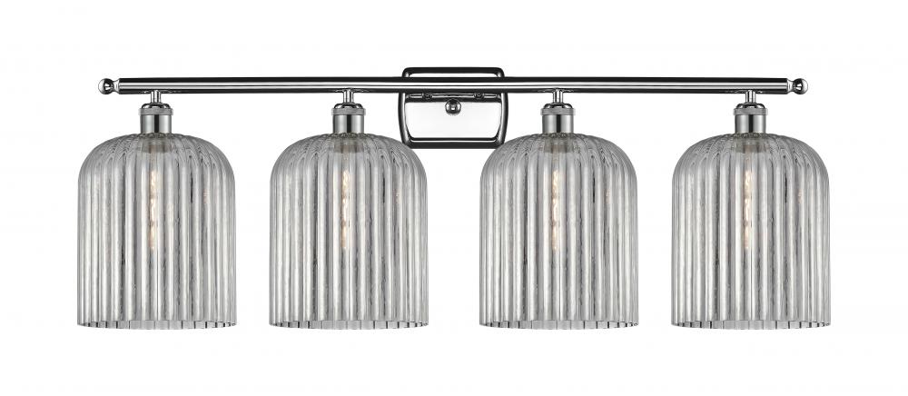 Bridal Veil - 4 Light - 35 inch - Polished Chrome - Bath Vanity Light