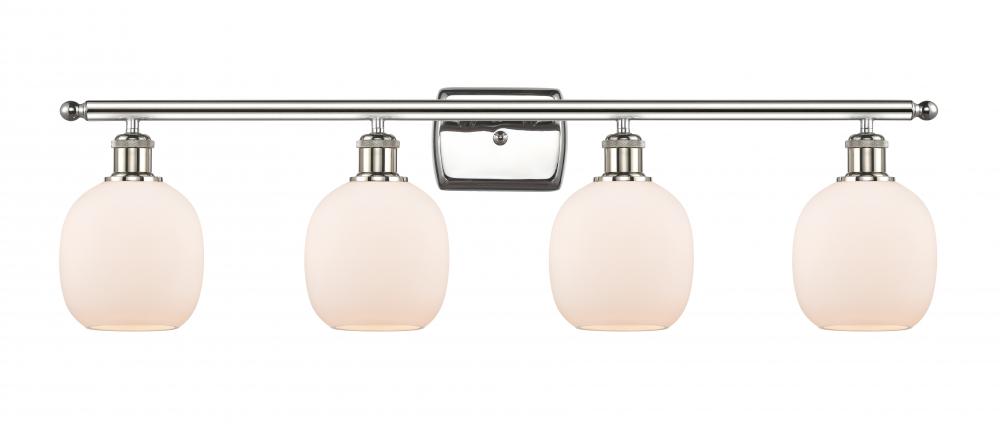 Belfast - 4 Light - 36 inch - Polished Nickel - Bath Vanity Light