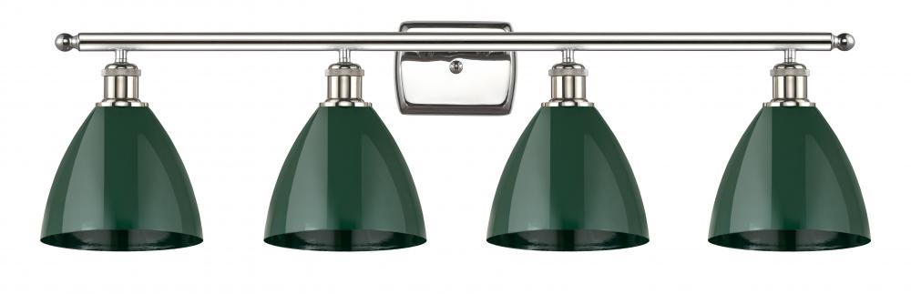 Plymouth - 4 Light - 38 inch - Polished Nickel - Bath Vanity Light