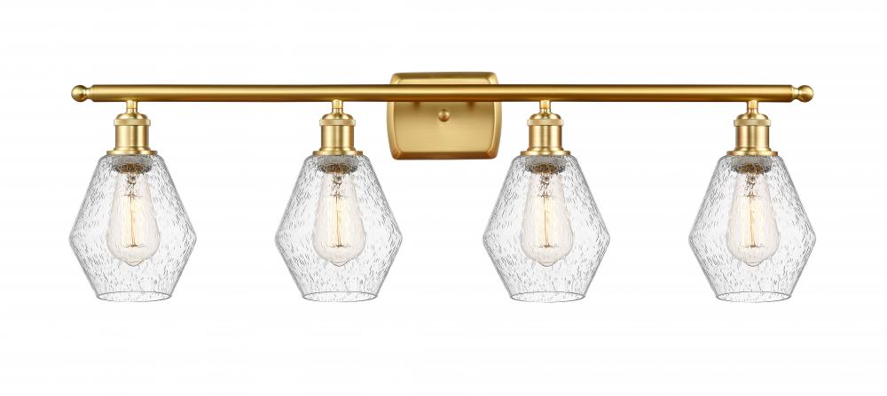 Cindyrella - 4 Light - 36 inch - Satin Gold - Bath Vanity Light
