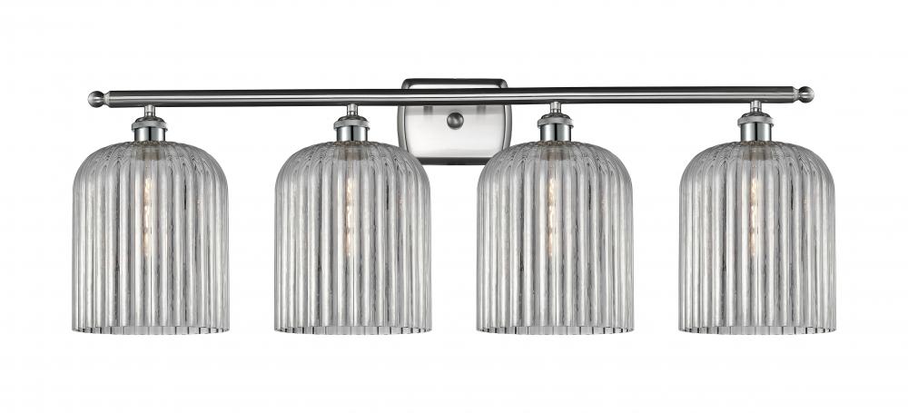 Bridal Veil - 4 Light - 35 inch - Brushed Satin Nickel - Bath Vanity Light