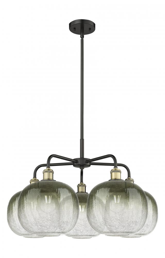 Brookhaven Sphere - 5 Light - 29 inch - Black Antique Brass - Stem hung - Chandelier