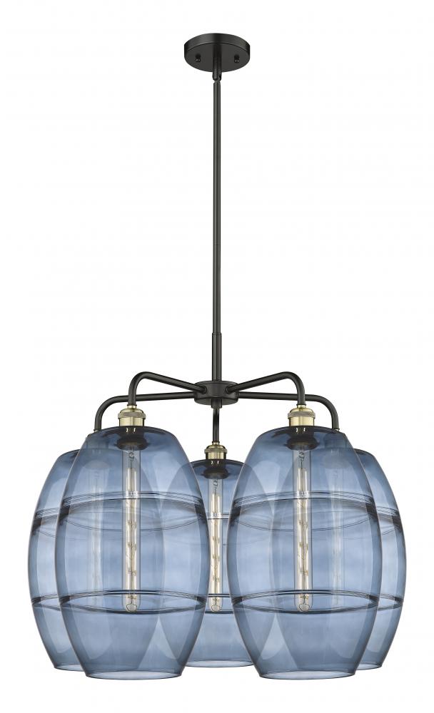 Vaz - 5 Light - 28 inch - Black Antique Brass - Chandelier