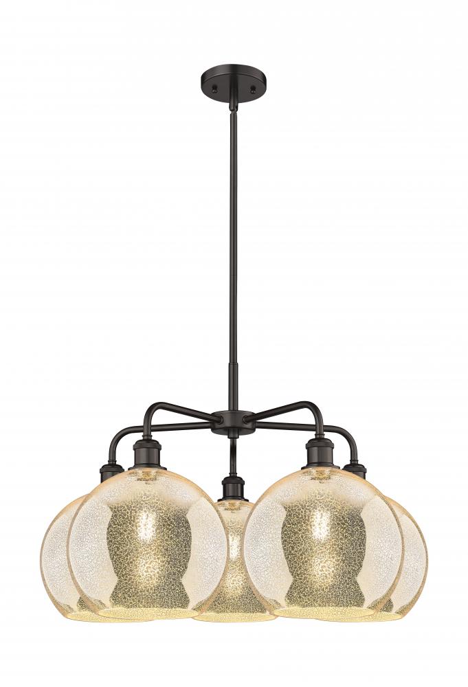 Athens - 5 Light - 28 inch - Oil Rubbed Bronze - Chandelier