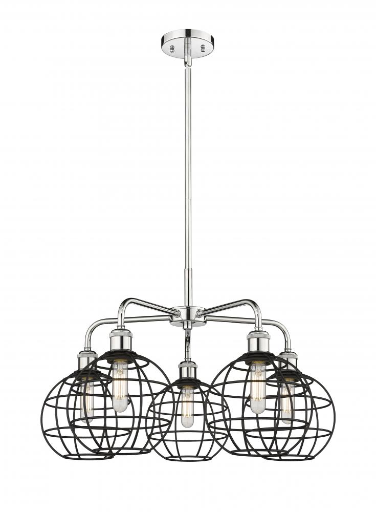 Lake Placid - 5 Light - 26 inch - Polished Chrome - Chandelier