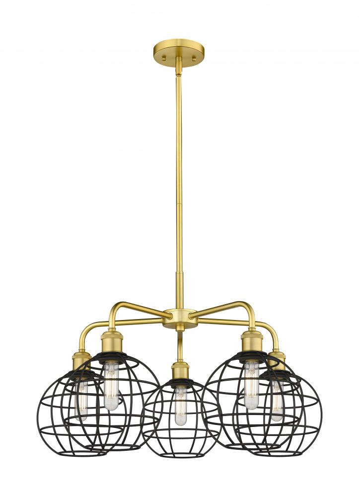 Lake Placid - 5 Light - 26 inch - Satin Gold - Chandelier