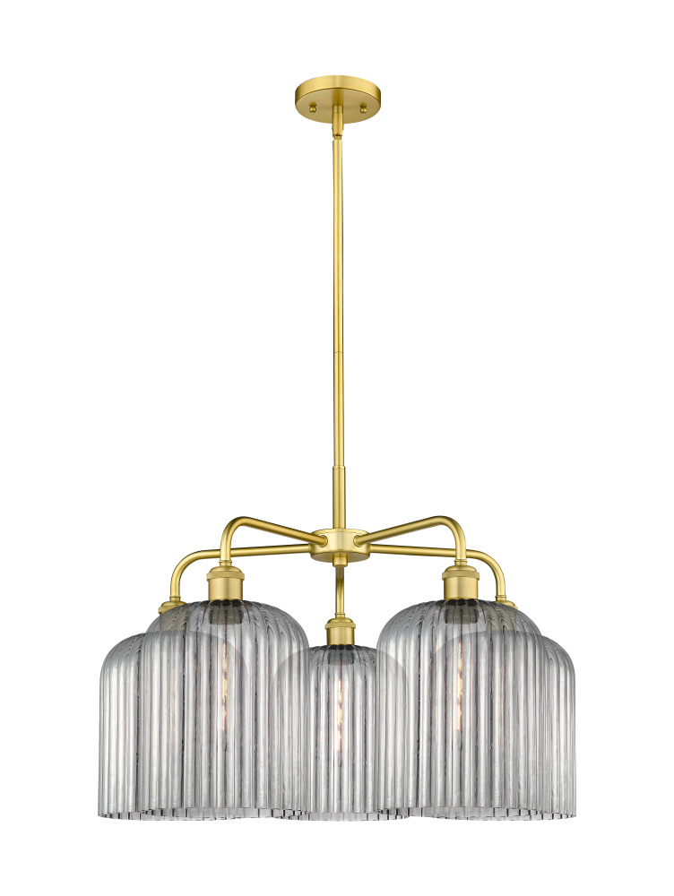 Bridal Veil - 5 Light - 23 inch - Satin Gold - Chandelier