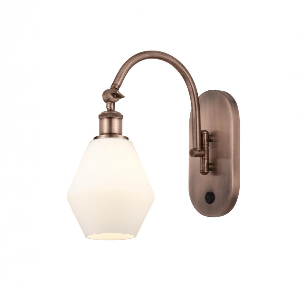 Cindyrella - 1 Light - 6 inch - Antique Copper - Adjustable Swing Arm