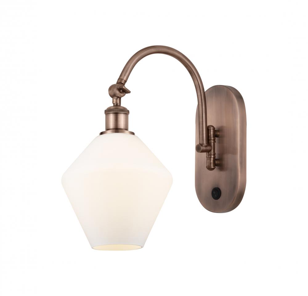Cindyrella - 1 Light - 8 inch - Antique Copper - Adjustable Swing Arm