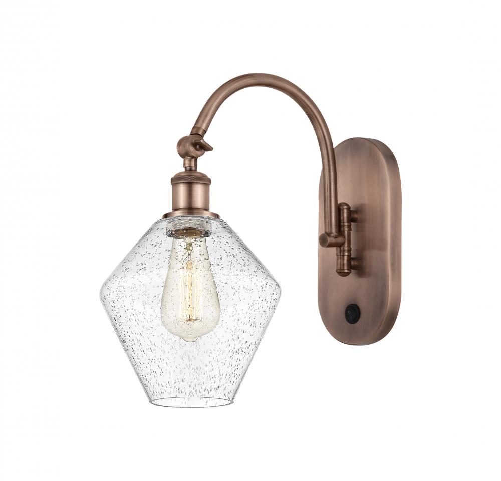 Cindyrella - 1 Light - 8 inch - Antique Copper - Adjustable Swing Arm