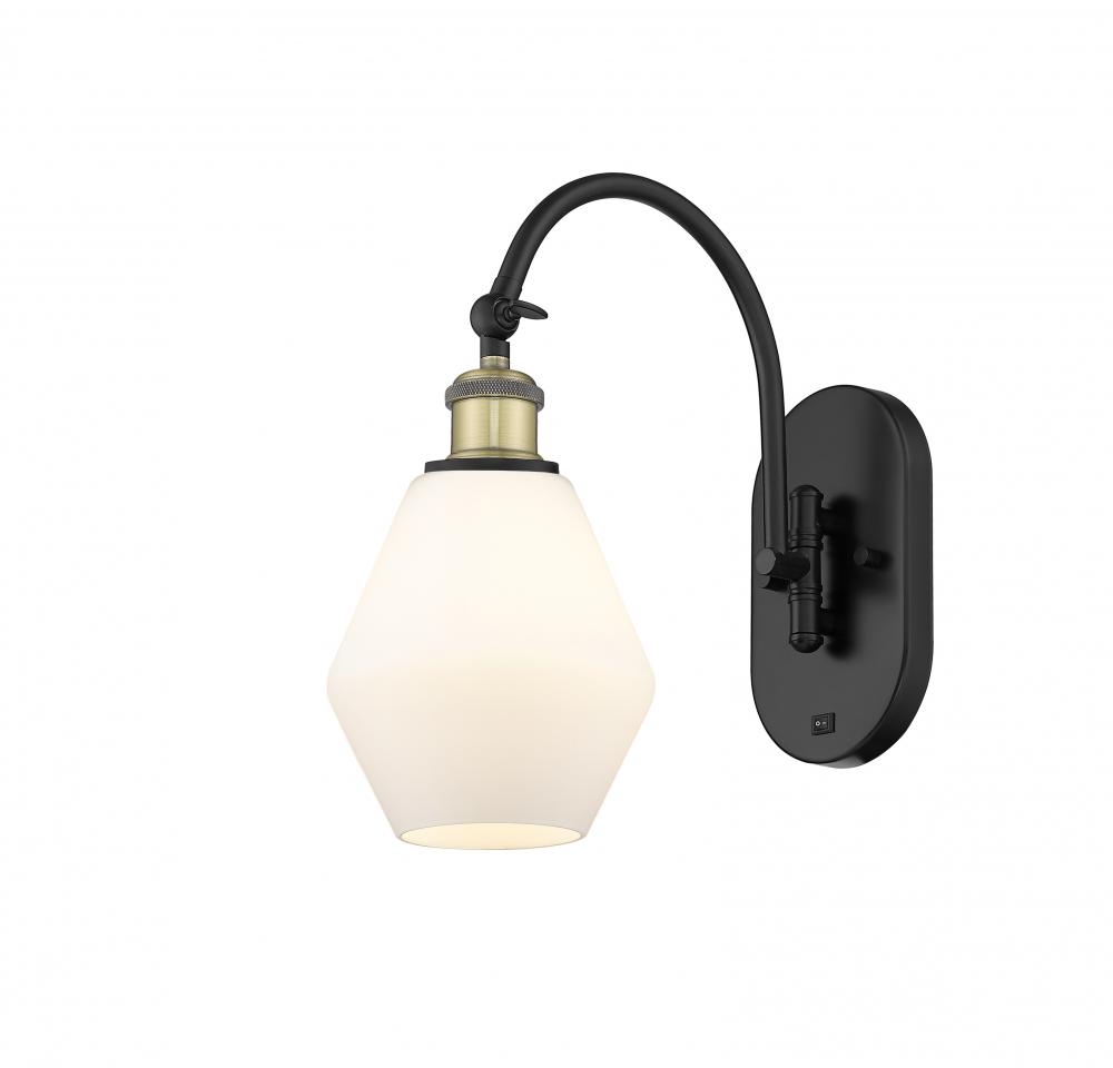 Cindyrella - 1 Light - 6 inch - Black Antique Brass - Adjustable Swing Arm