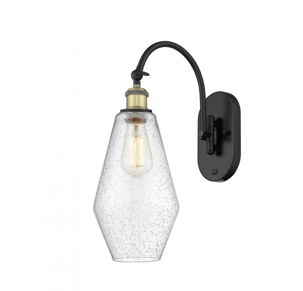 Cindyrella - 1 Light - 7 inch - Black Antique Brass - Adjustable Swing Arm