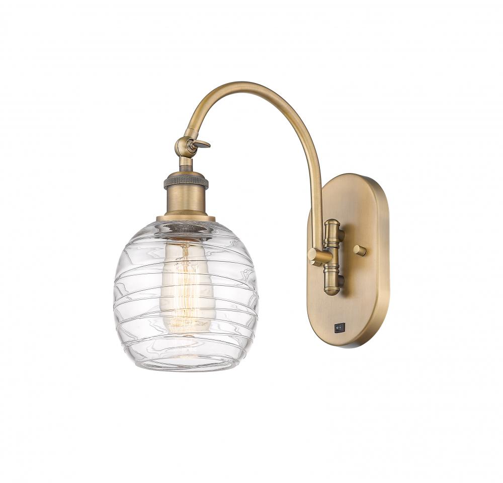 Belfast - 1 Light - 6 inch - Brushed Brass - Adjustable Swing Arm