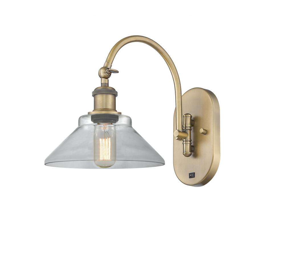 Orwell - 1 Light - 8 inch - Brushed Brass - Adjustable Swing Arm