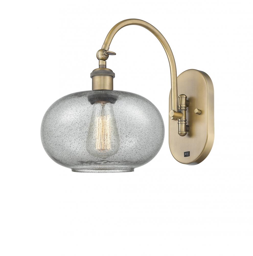 Gorham - 1 Light - 10 inch - Brushed Brass - Adjustable Swing Arm