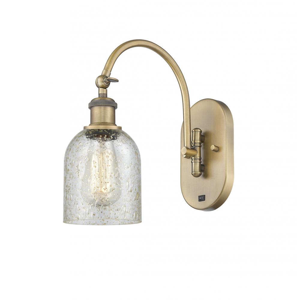 Caledonia - 1 Light - 5 inch - Brushed Brass - Adjustable Swing Arm