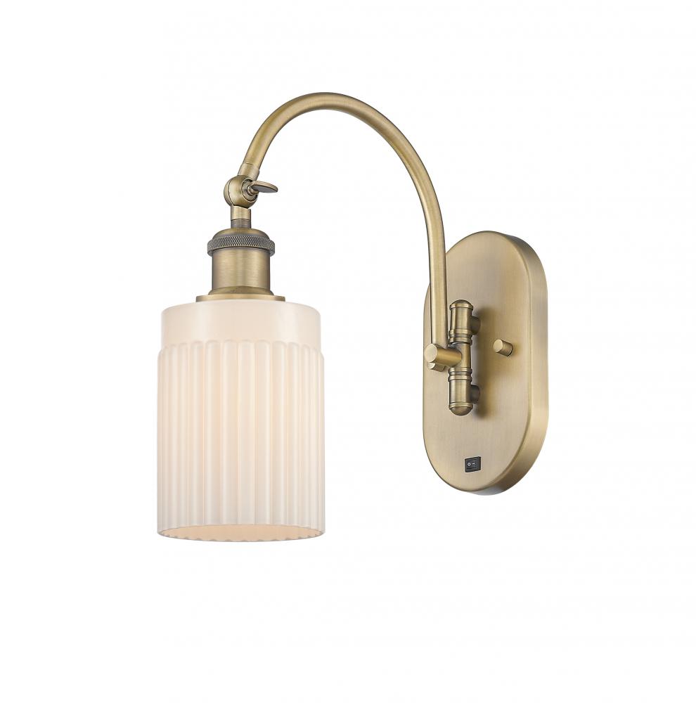 Hadley - 1 Light - 5 inch - Brushed Brass - Adjustable Swing Arm