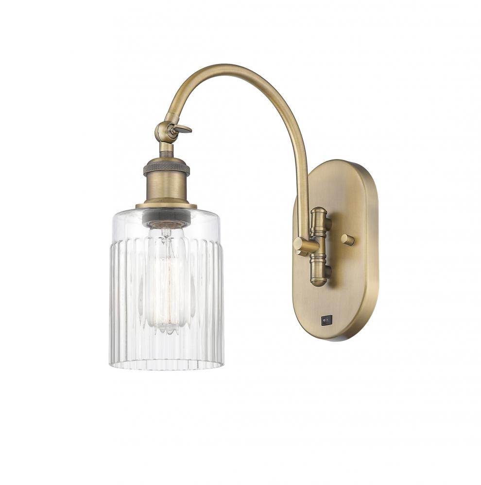 Hadley - 1 Light - 5 inch - Brushed Brass - Adjustable Swing Arm
