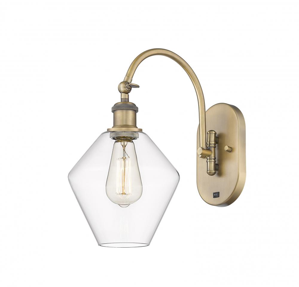 Cindyrella - 1 Light - 8 inch - Brushed Brass - Adjustable Swing Arm