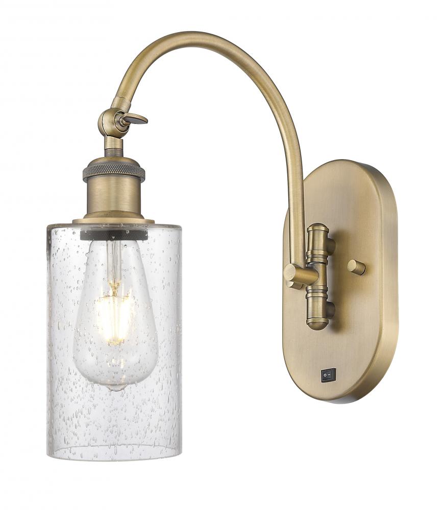 Clymer - 1 Light - 4 inch - Brushed Brass - Adjustable Swing Arm