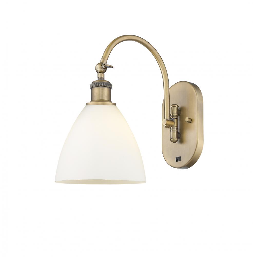 Bristol - 1 Light - 8 inch - Brushed Brass - Adjustable Swing Arm