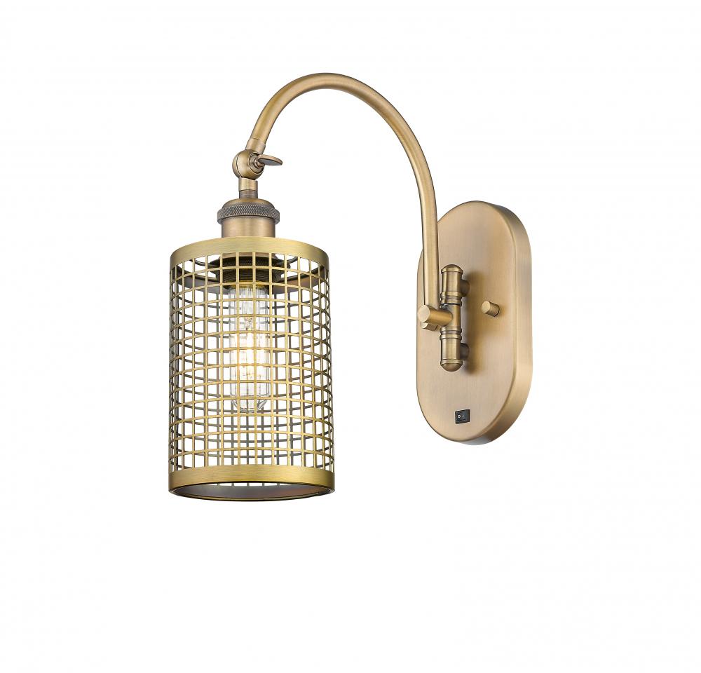 Nestbrook - 1 Light - 5 inch - Brushed Brass - Adjustable Swing Arm