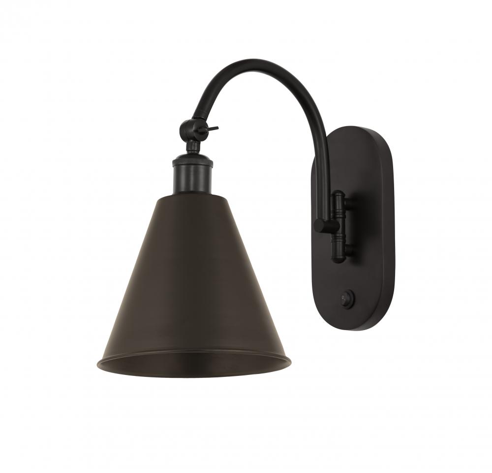 Berkshire - 1 Light - 8 inch - Oil Rubbed Bronze - Adjustable Swing Arm