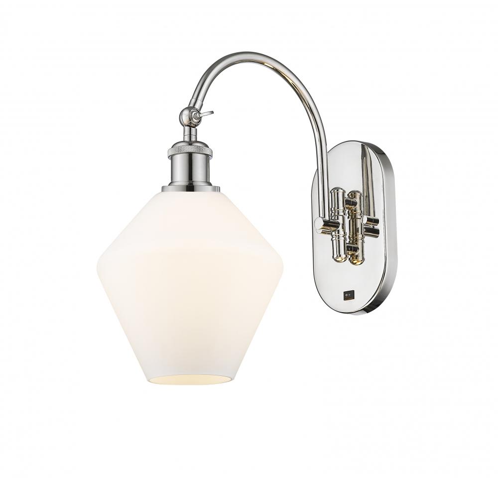 Cindyrella - 1 Light - 8 inch - Polished Nickel - Adjustable Swing Arm