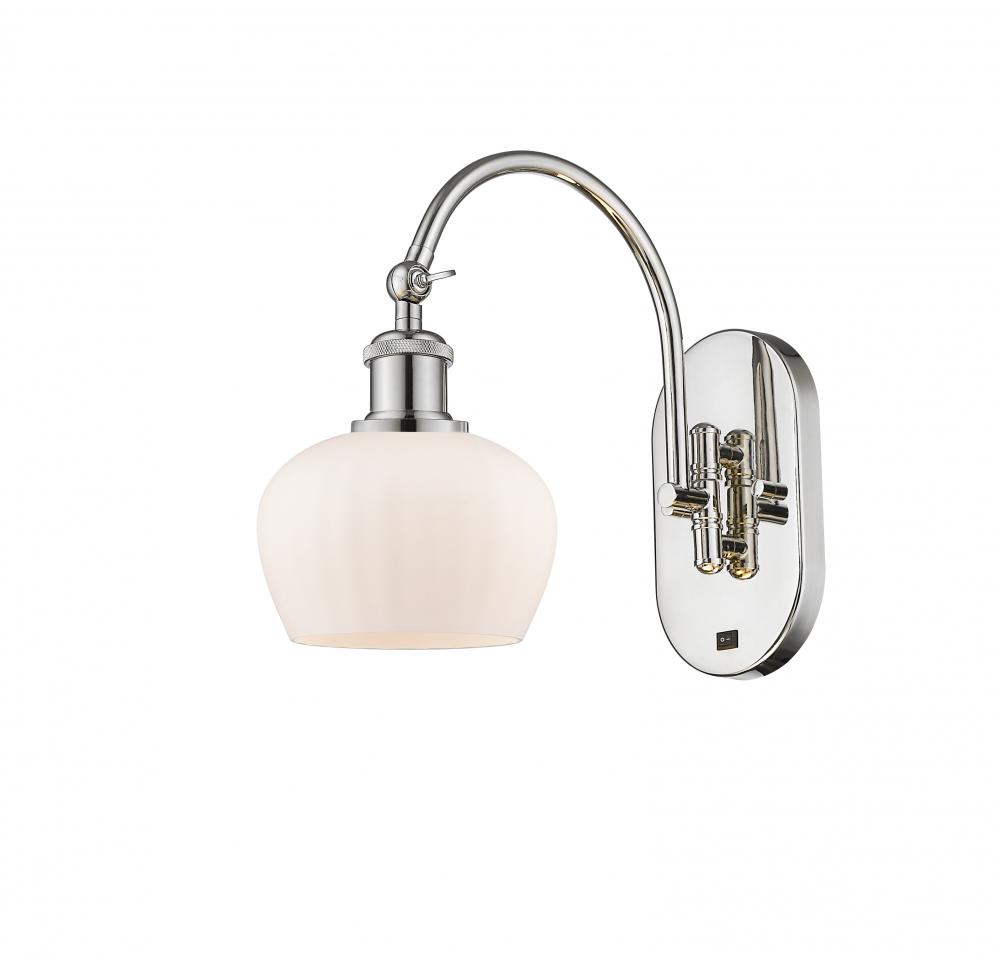 Fenton - 1 Light - 7 inch - Polished Nickel - Adjustable Swing Arm