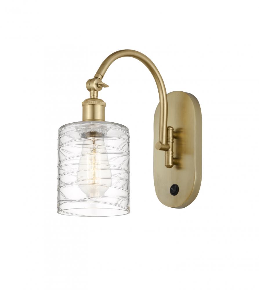 Cobbleskill - 1 Light - 5 inch - Satin Gold - Adjustable Swing Arm