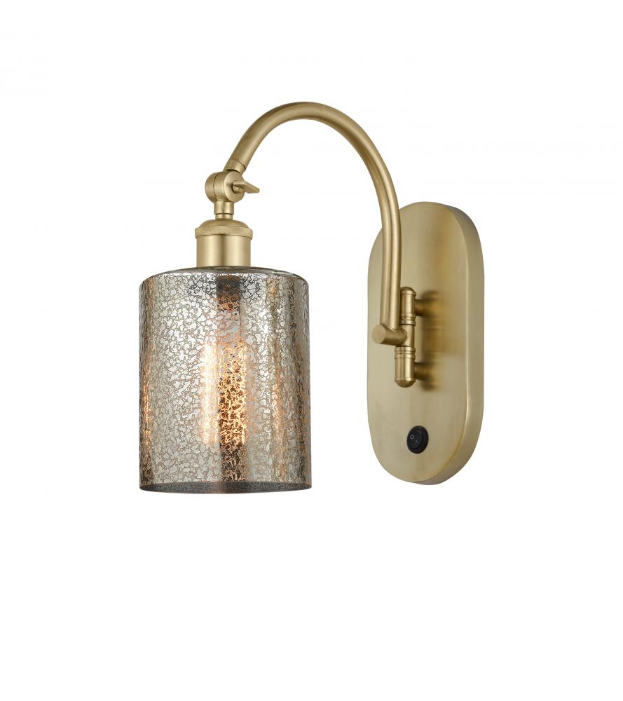 Cobbleskill - 1 Light - 5 inch - Satin Gold - Adjustable Swing Arm