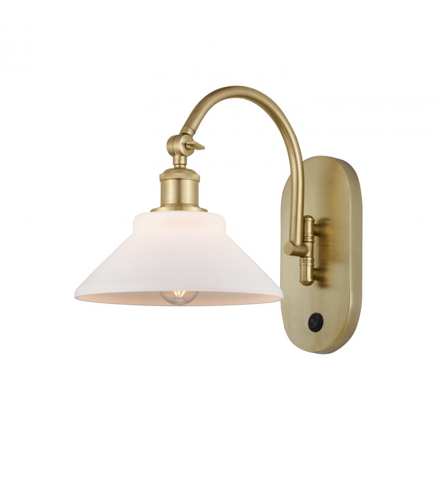 Orwell - 1 Light - 8 inch - Satin Gold - Adjustable Swing Arm