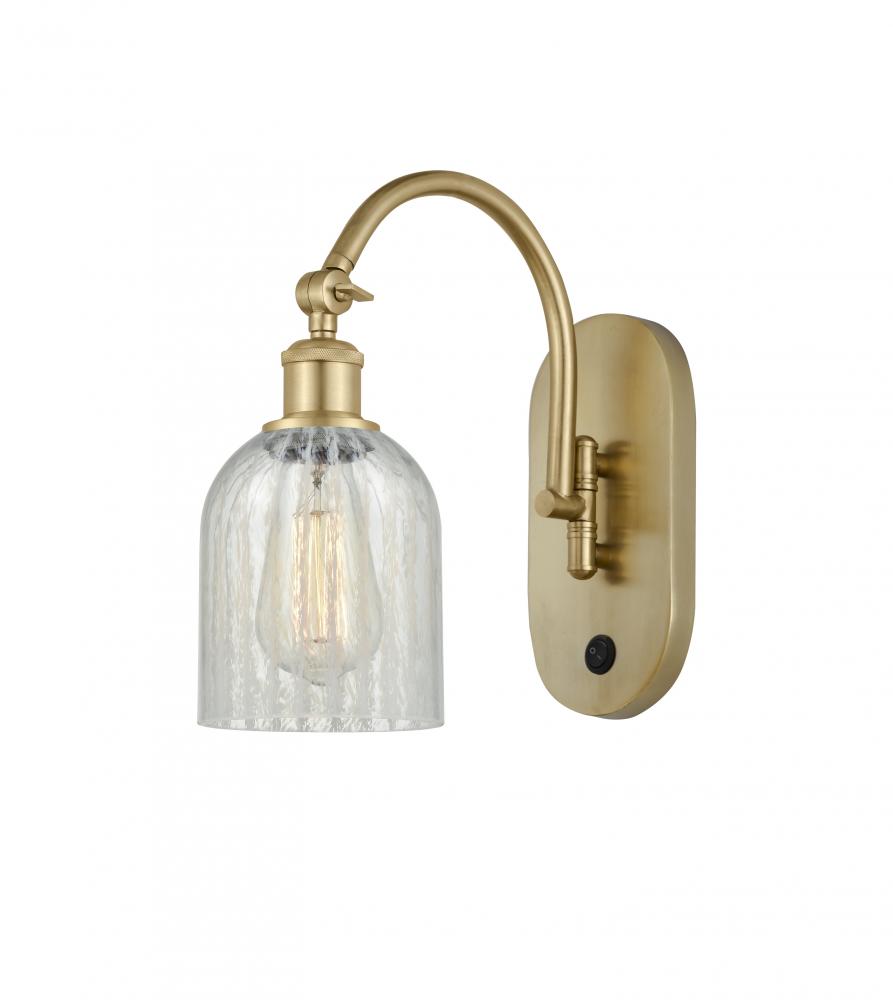 Caledonia - 1 Light - 5 inch - Satin Gold - Adjustable Swing Arm