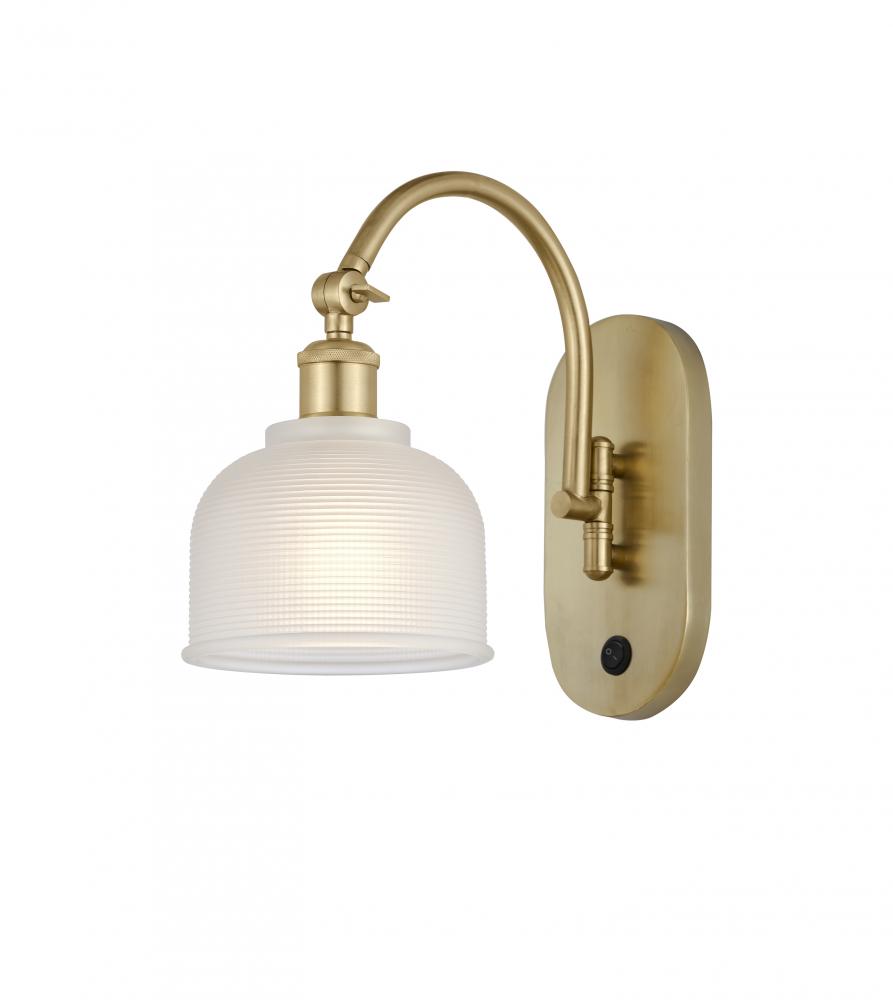 Dayton - 1 Light - 6 inch - Satin Gold - Adjustable Swing Arm