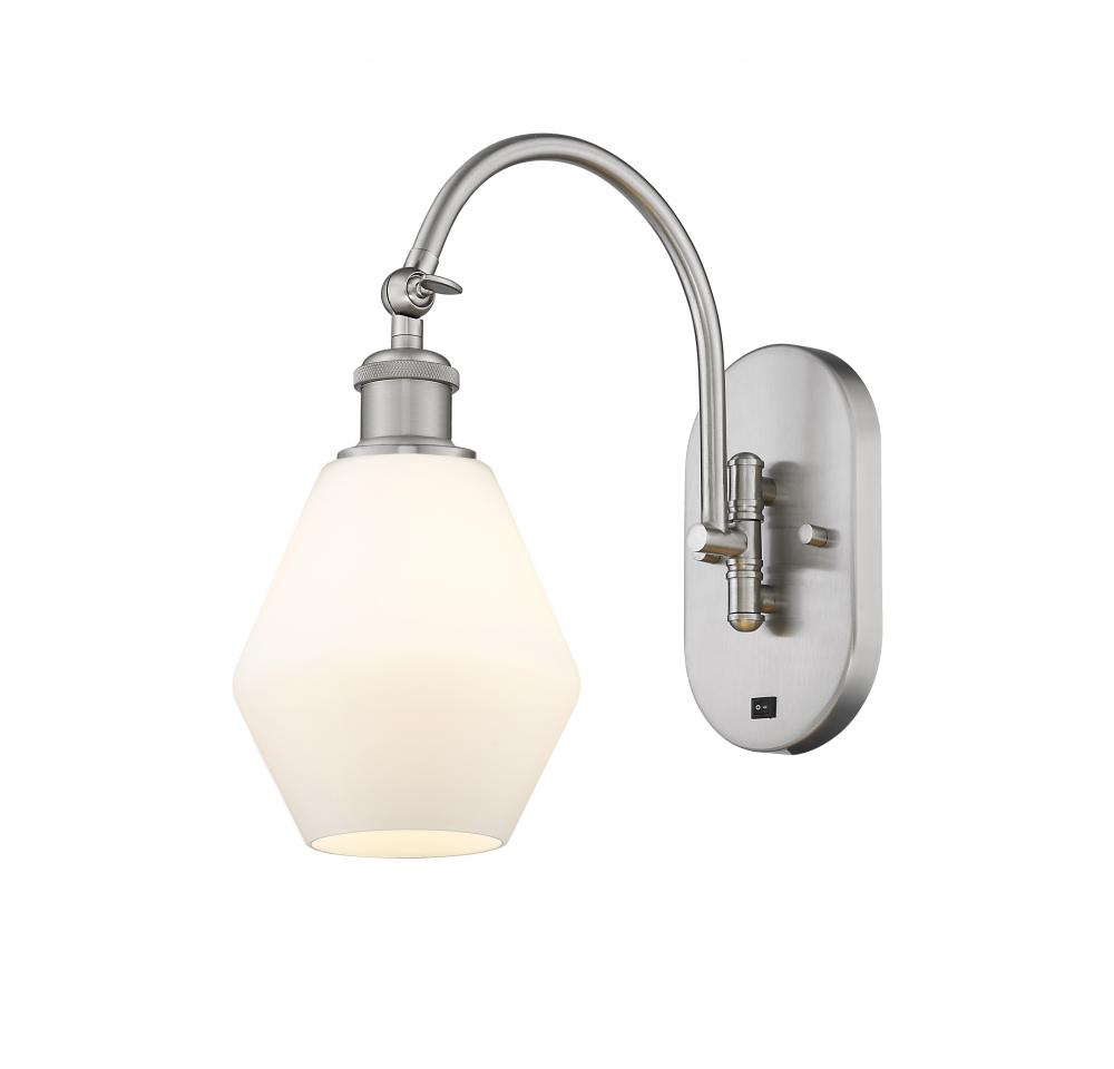 Cindyrella - 1 Light - 6 inch - Brushed Satin Nickel - Adjustable Swing Arm