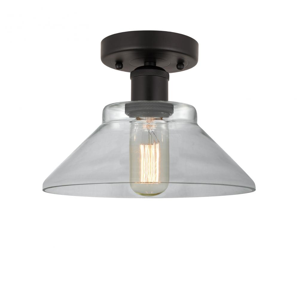 Orwell - 1 Light - 8 inch - Oil Rubbed Bronze - Semi-Flush Mount
